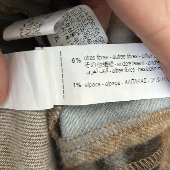 ZARA women’s wool blend oversized shacket size XL - Picture 13 of 13